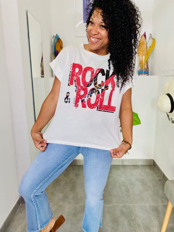 Camiseta Rock and Roll Print 1